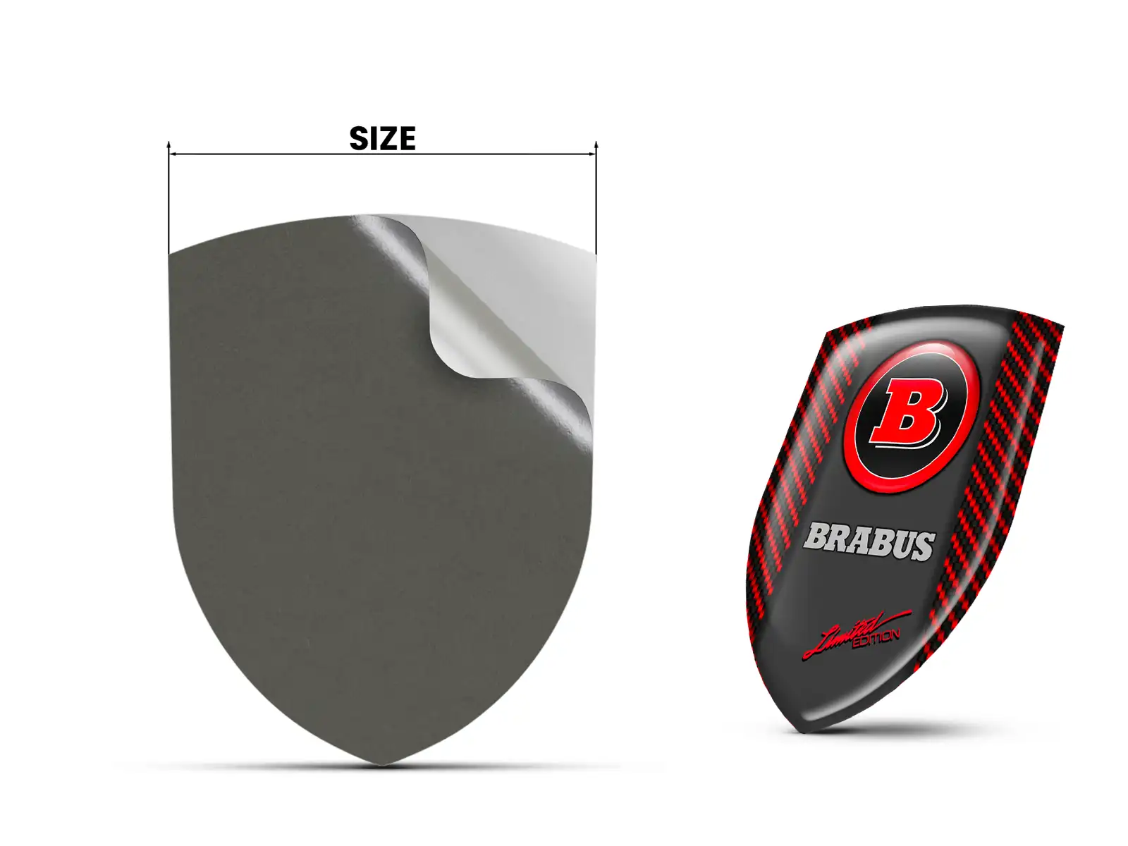 Brabus Doming Aufkleber Auto Robust Limitiert Universal